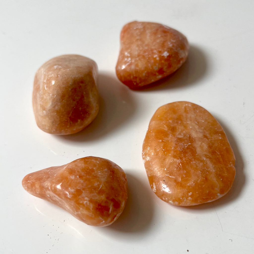 Orange Orchid Calcite - Tumbled