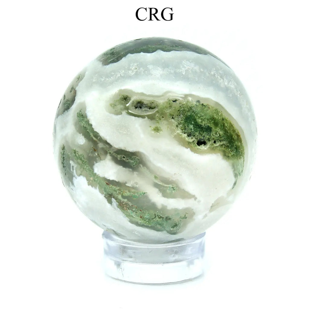 Moss & Tree Agate Sphere