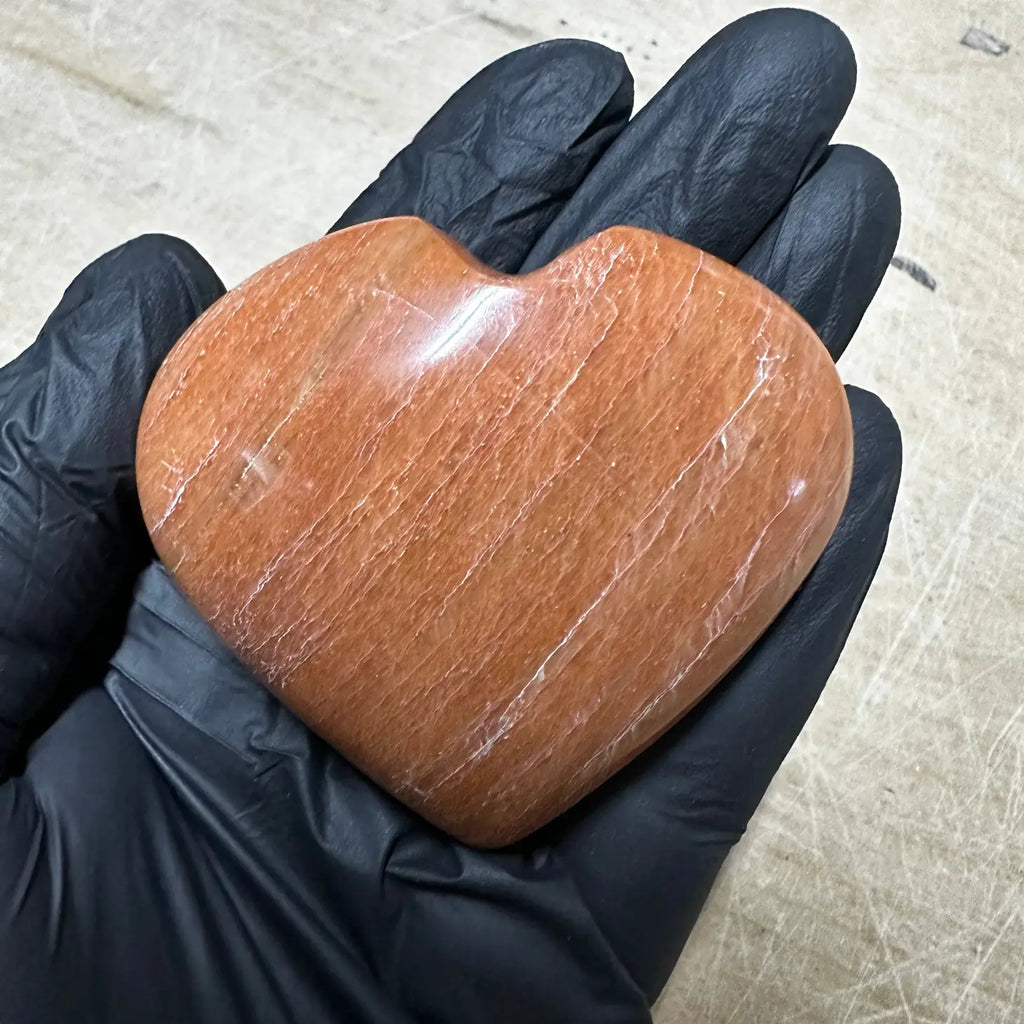 Pink Aventurine Puffy Heart