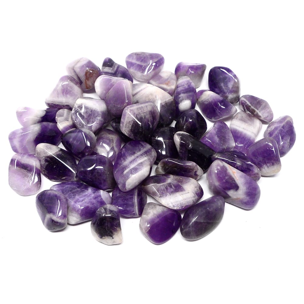 Banded Amethyst Tumbled