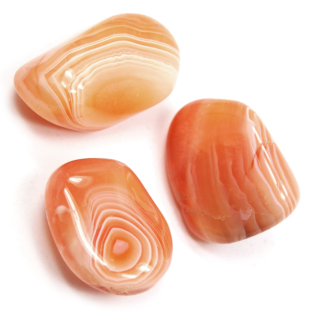 Carnelian Banded Agate Tumbled