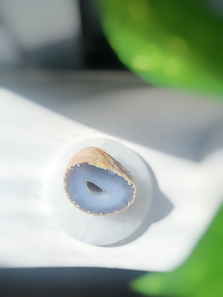 Agate Geode with Polished Face