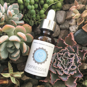 EXPRESSIVE - Throat Chakra Flower Essence Remedy